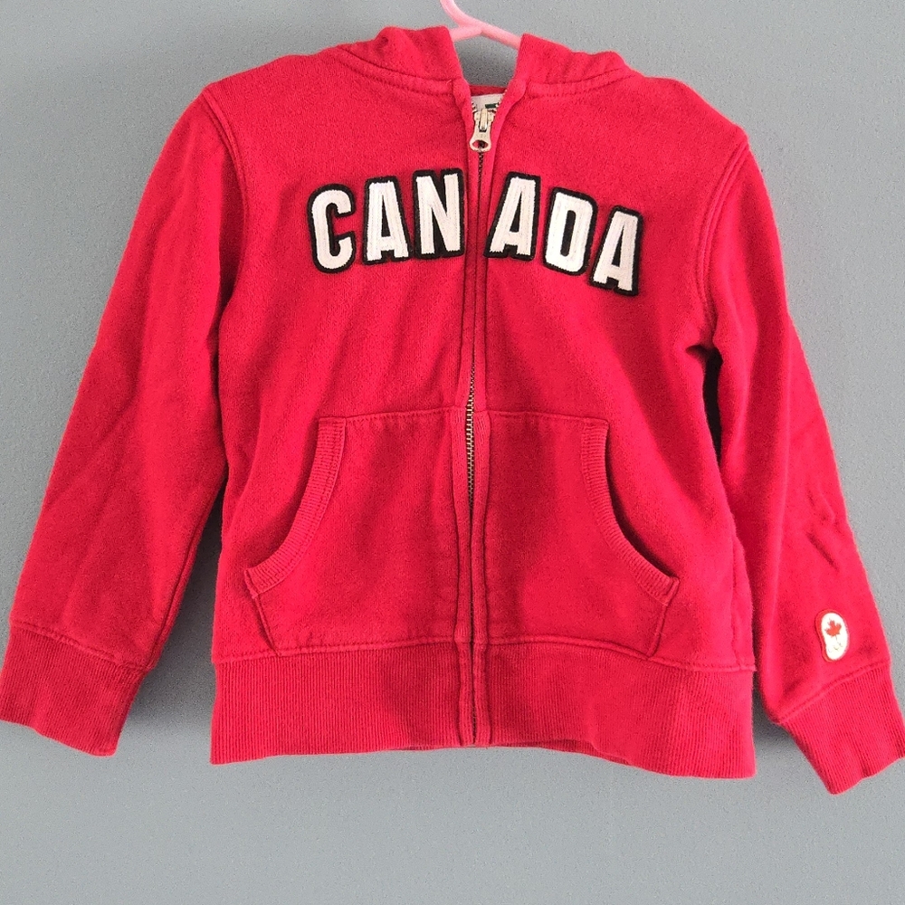 HBC Canada Olympics Kids (4) Red Hoodie